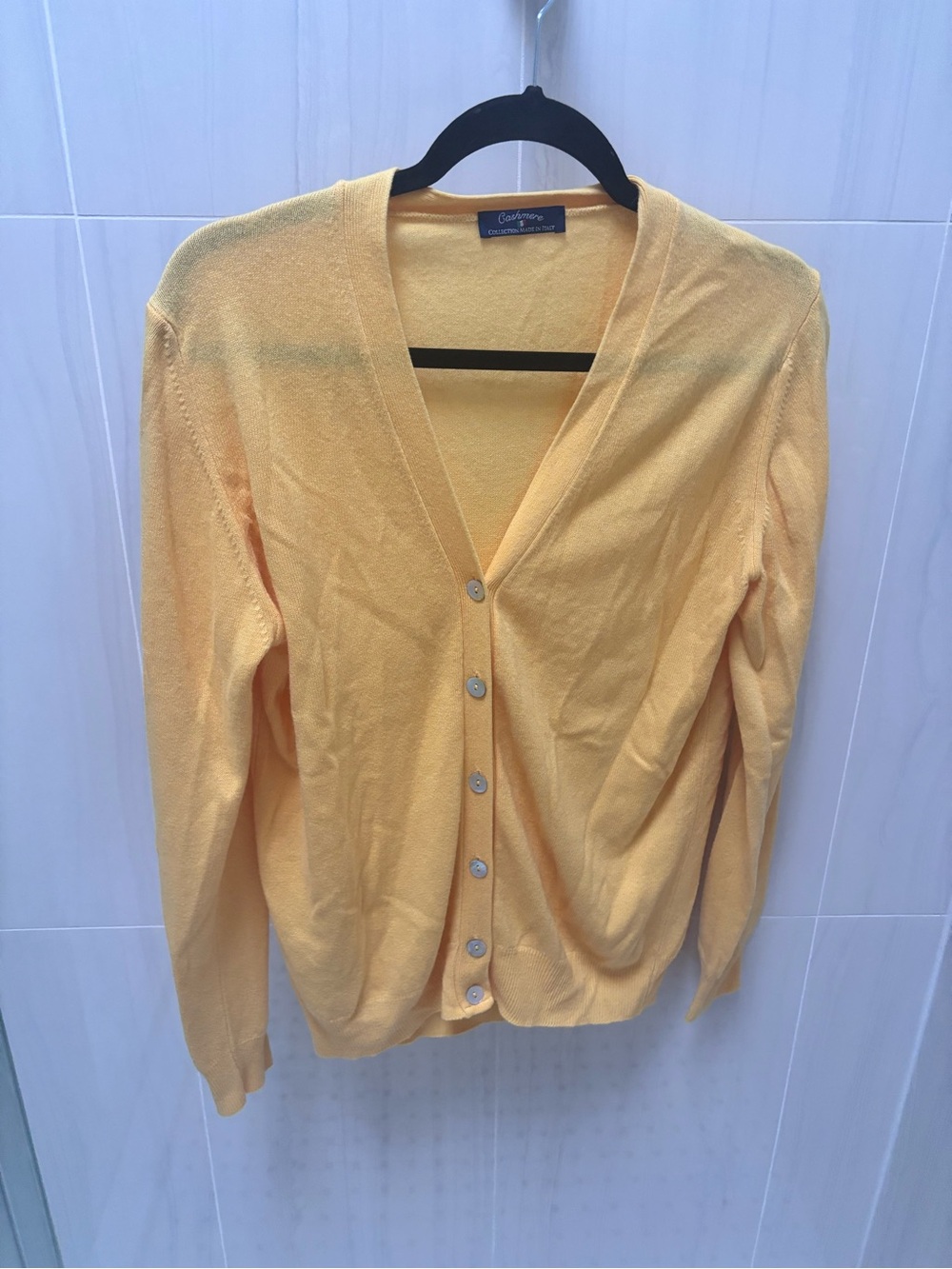 Women's Yellow Cardigan